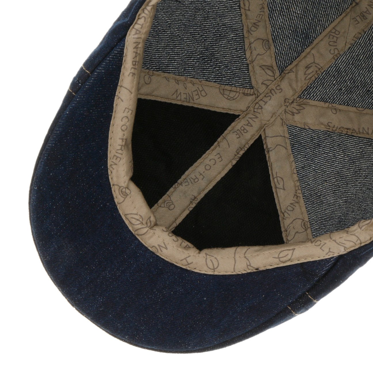 Texas Sustainable Denim Flat Cap - JJ Hat Center ®