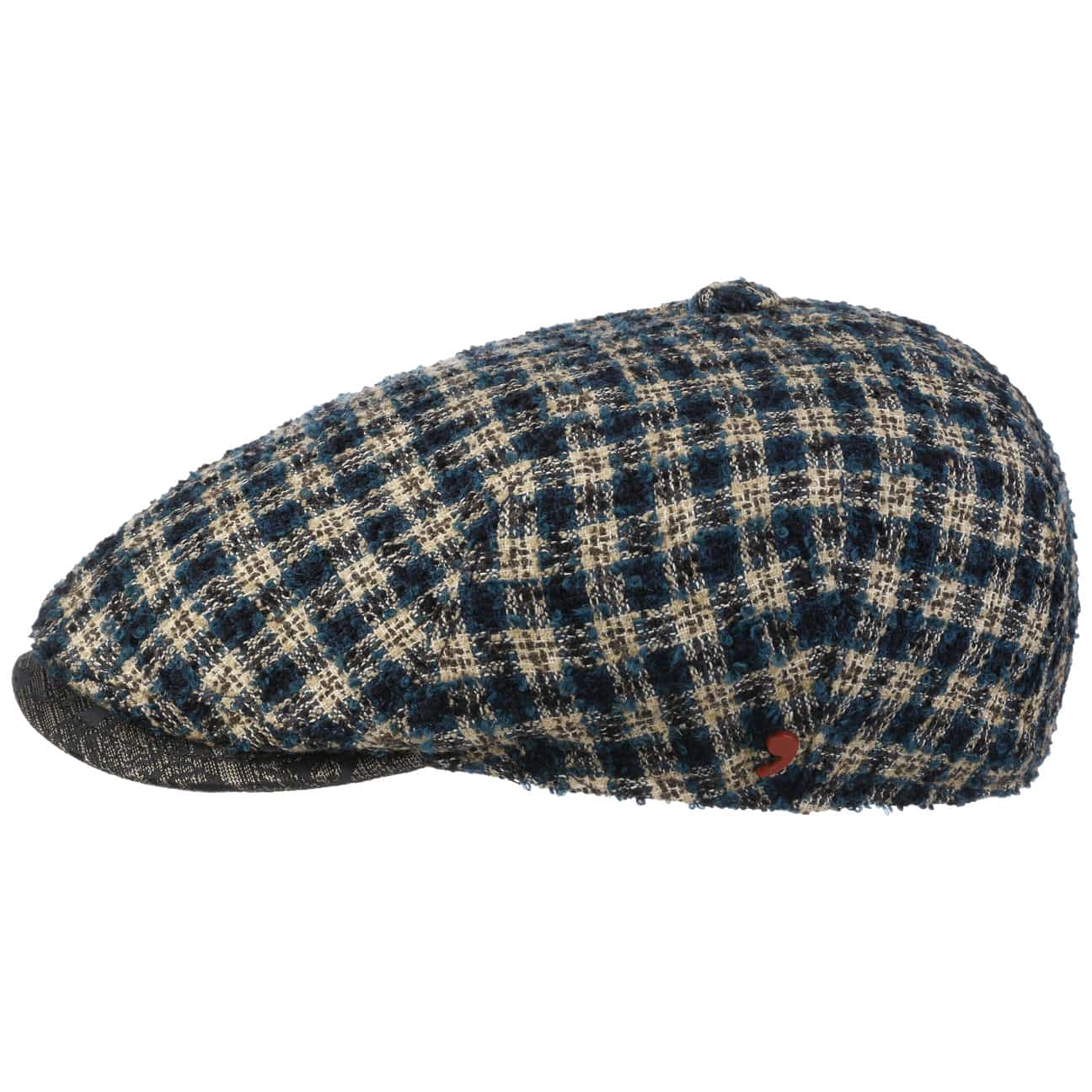 Landio Boucle Check Flat Cap - JJ Hat Center ®