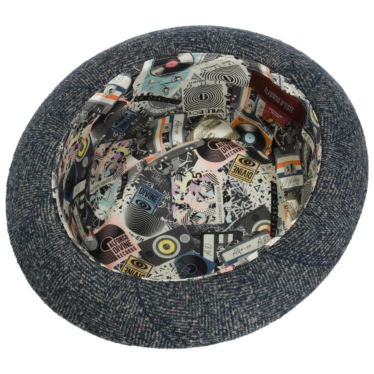 Paisley Pork Pie Cloth Hat - JJ Hat Center ®