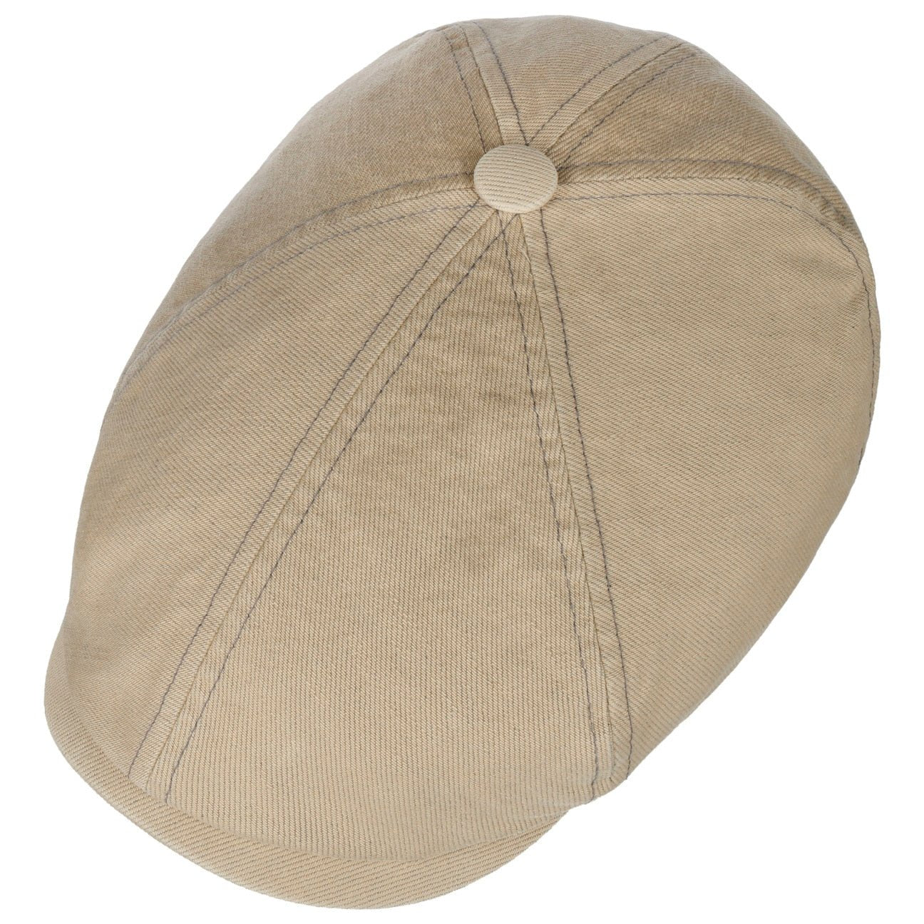 6 Panel Sustainable Cotton Flat Cap - JJ Hat Center ®