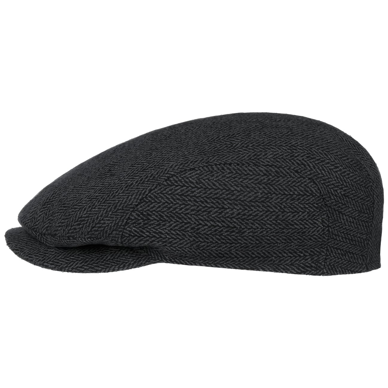 Herringbone Silk Driver Flat Cap - JJ Hat Center ®