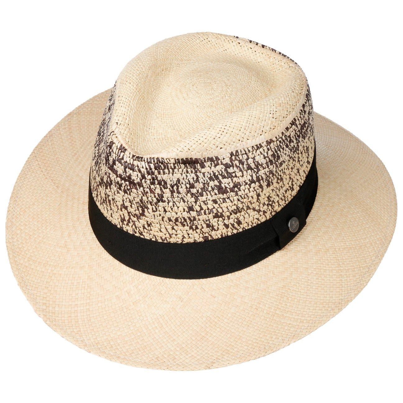 Twotone Crown Traveller Panama Hat - JJ Hat Center ®