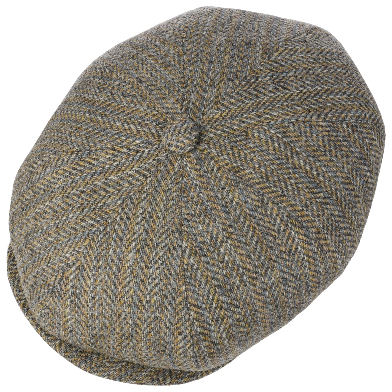 Galvin Stripe Herringbone Flat Cap - JJ Hat Center ®