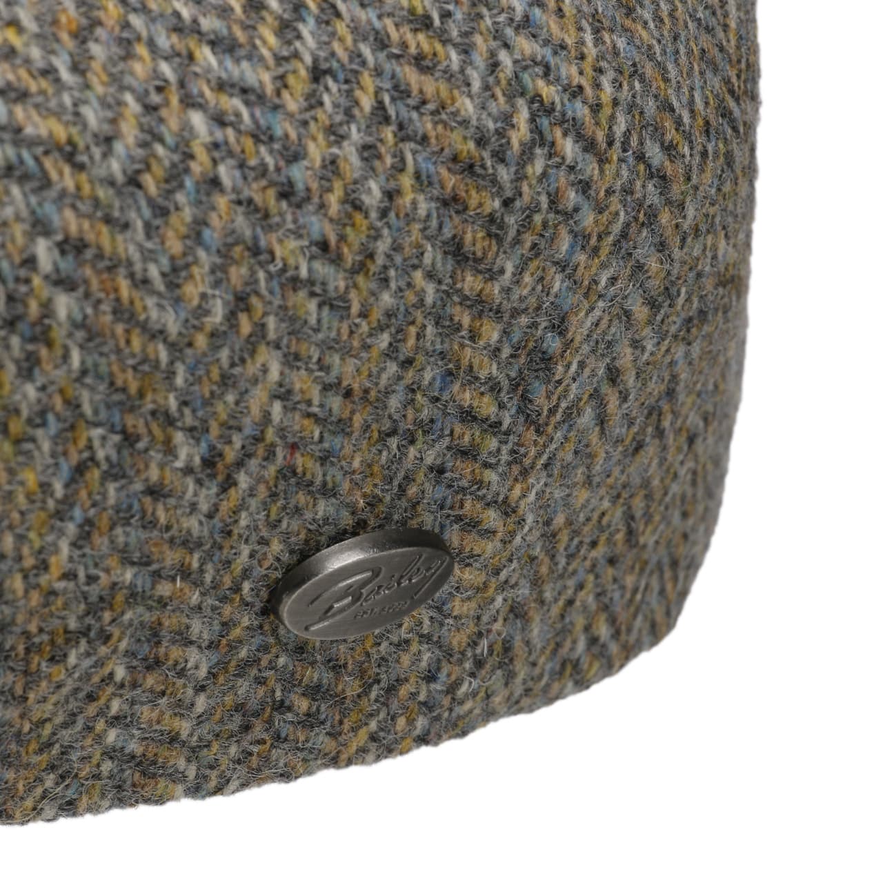Galvin Stripe Herringbone Flat Cap - JJ Hat Center ®