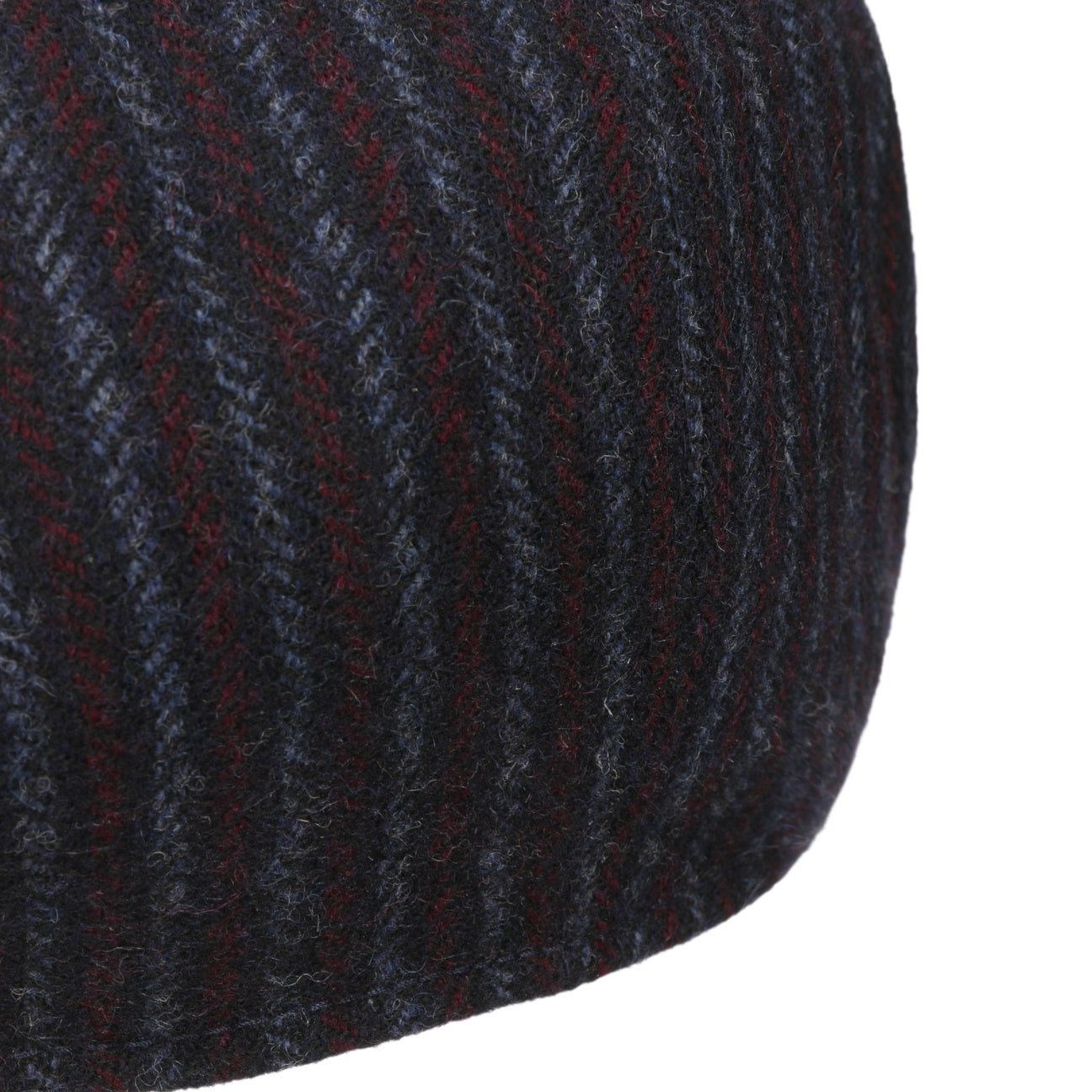 8 Panel Woolen Stripe Flat Cap - JJ Hat Center ®