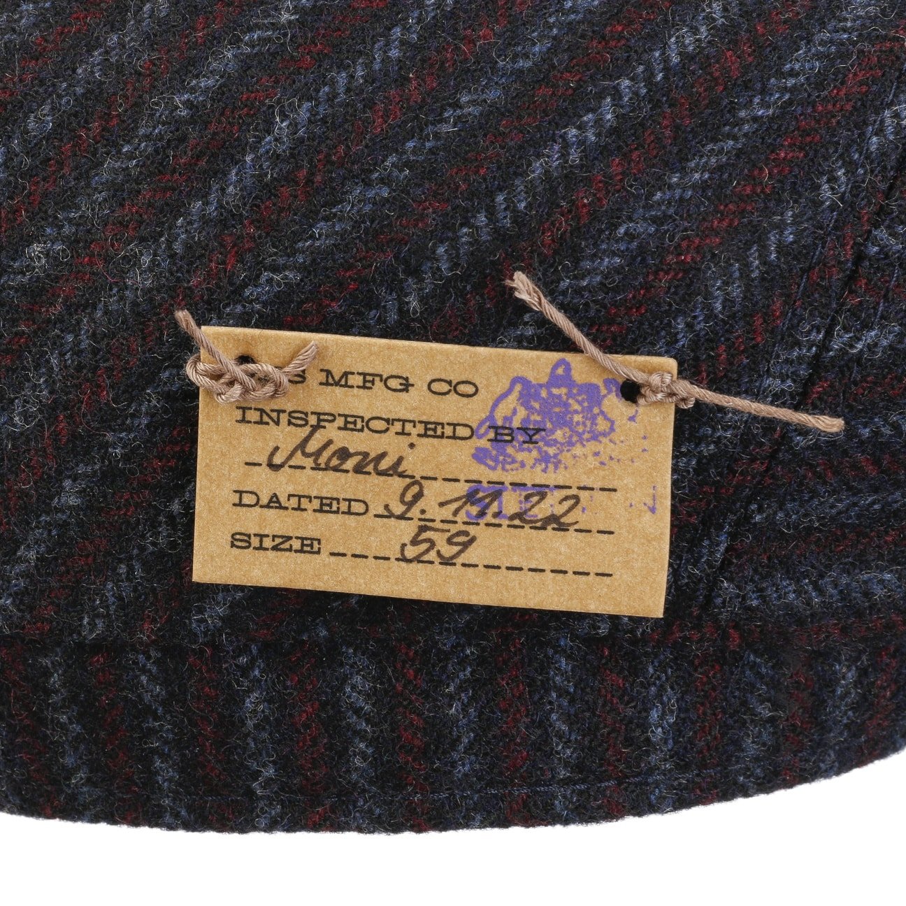 Woolen Stripe Driver Flat Cap - JJ Hat Center ®