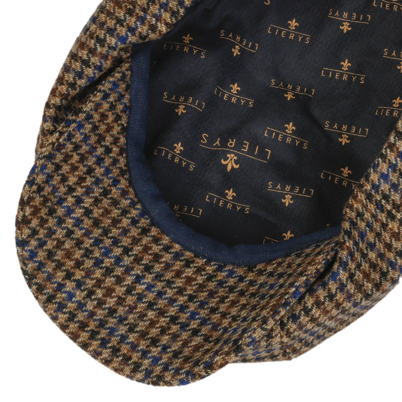 8 Panel Houndstooth Flat Cap - JJ Hat Center ®