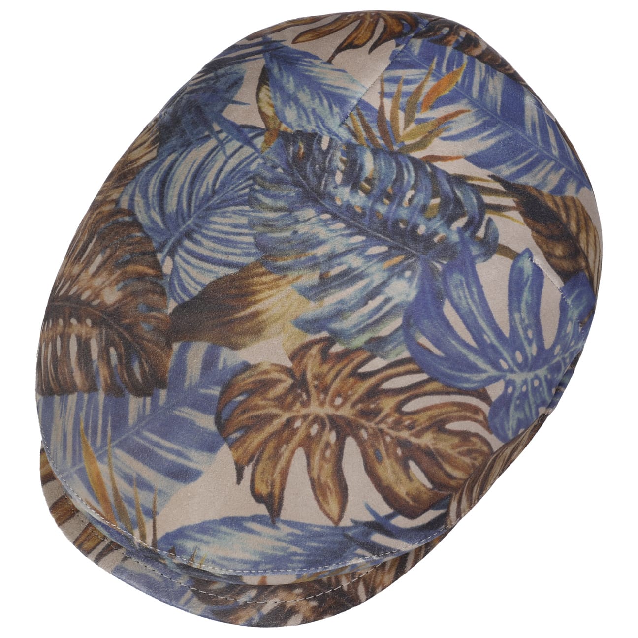Printed Leather Flat Cap - JJ Hat Center ®