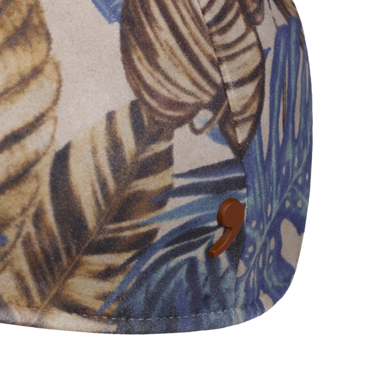 Printed Leather Flat Cap by Alfonso DEste - JJ Hat Center ®