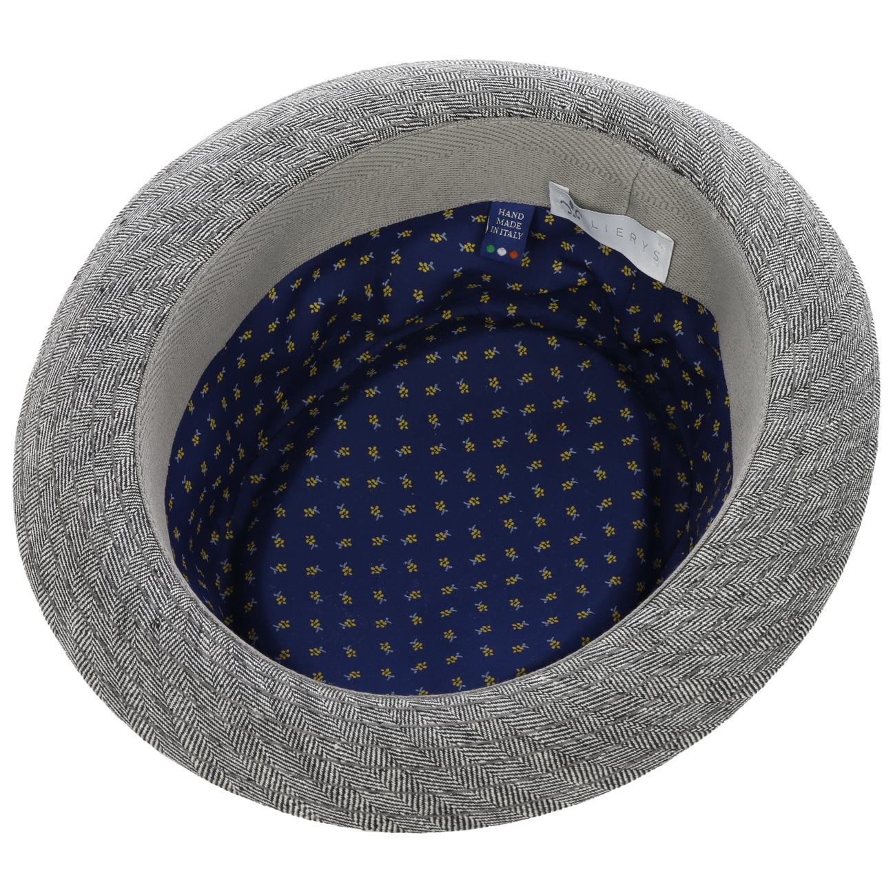 Herringbone Pork Pie Cloth Hat - JJ Hat Center ®