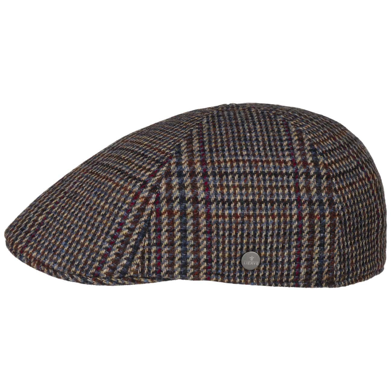 Spickard Wool Glencheck 6 - Quarter Cap - JJ Hat Center ®