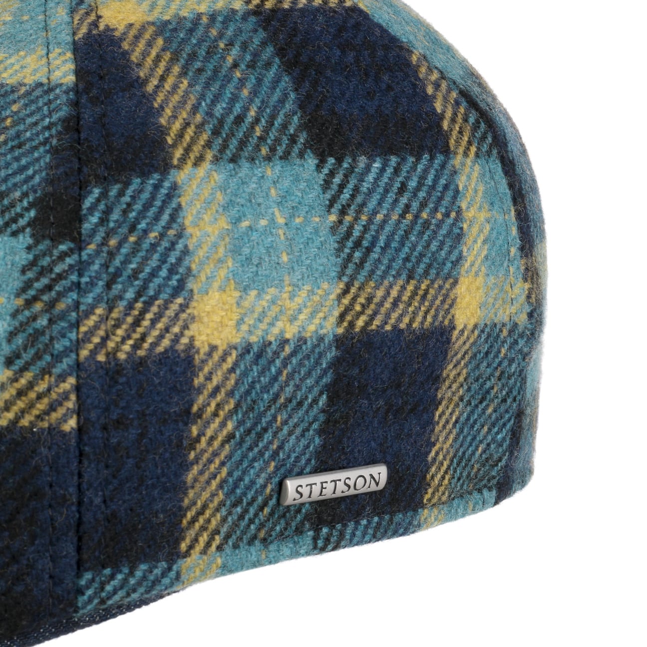 Texas Genola Wool Check Flat Cap - JJ Hat Center ®