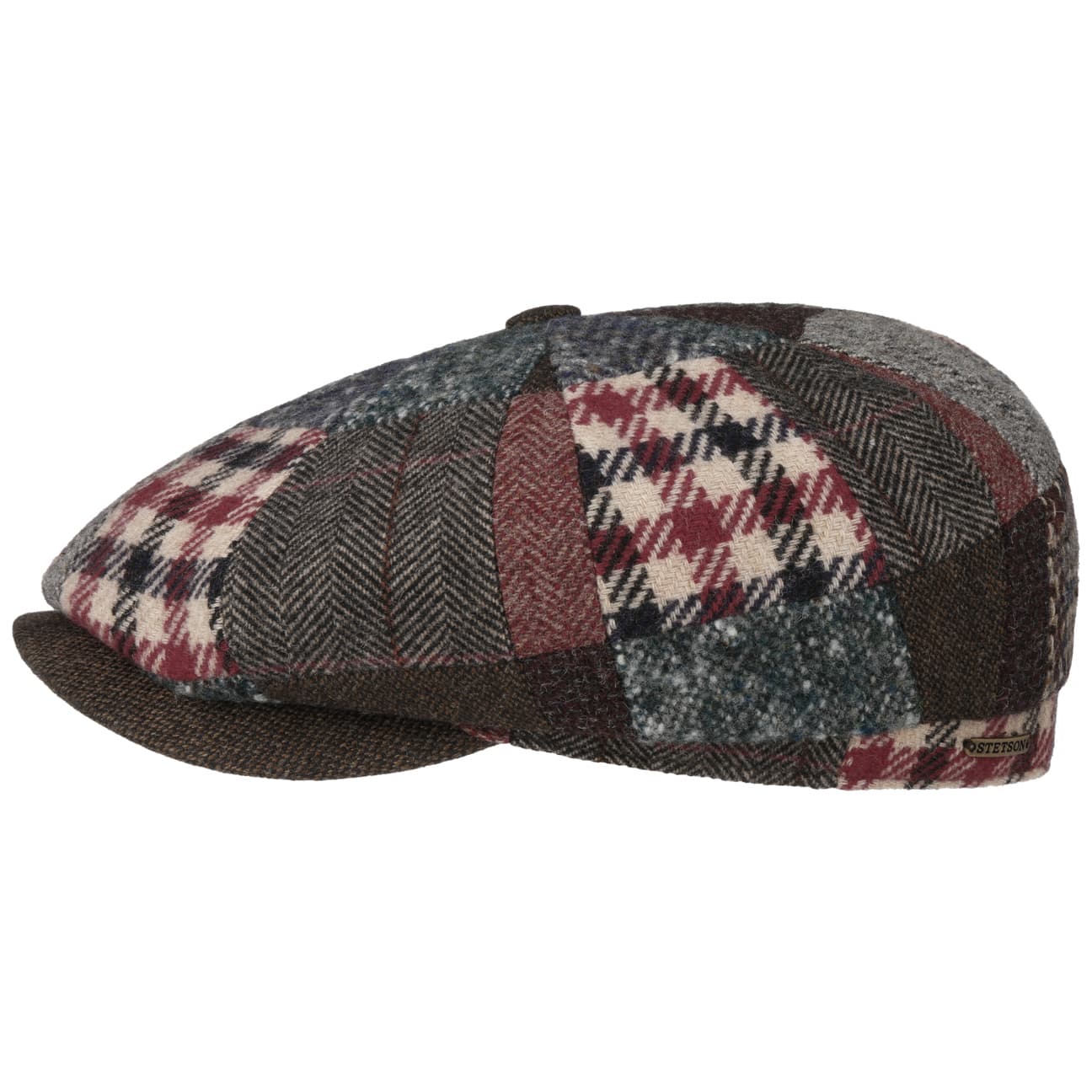 Hatteras Patchwork Mix Newsboy Cap - JJ Hat Center ®