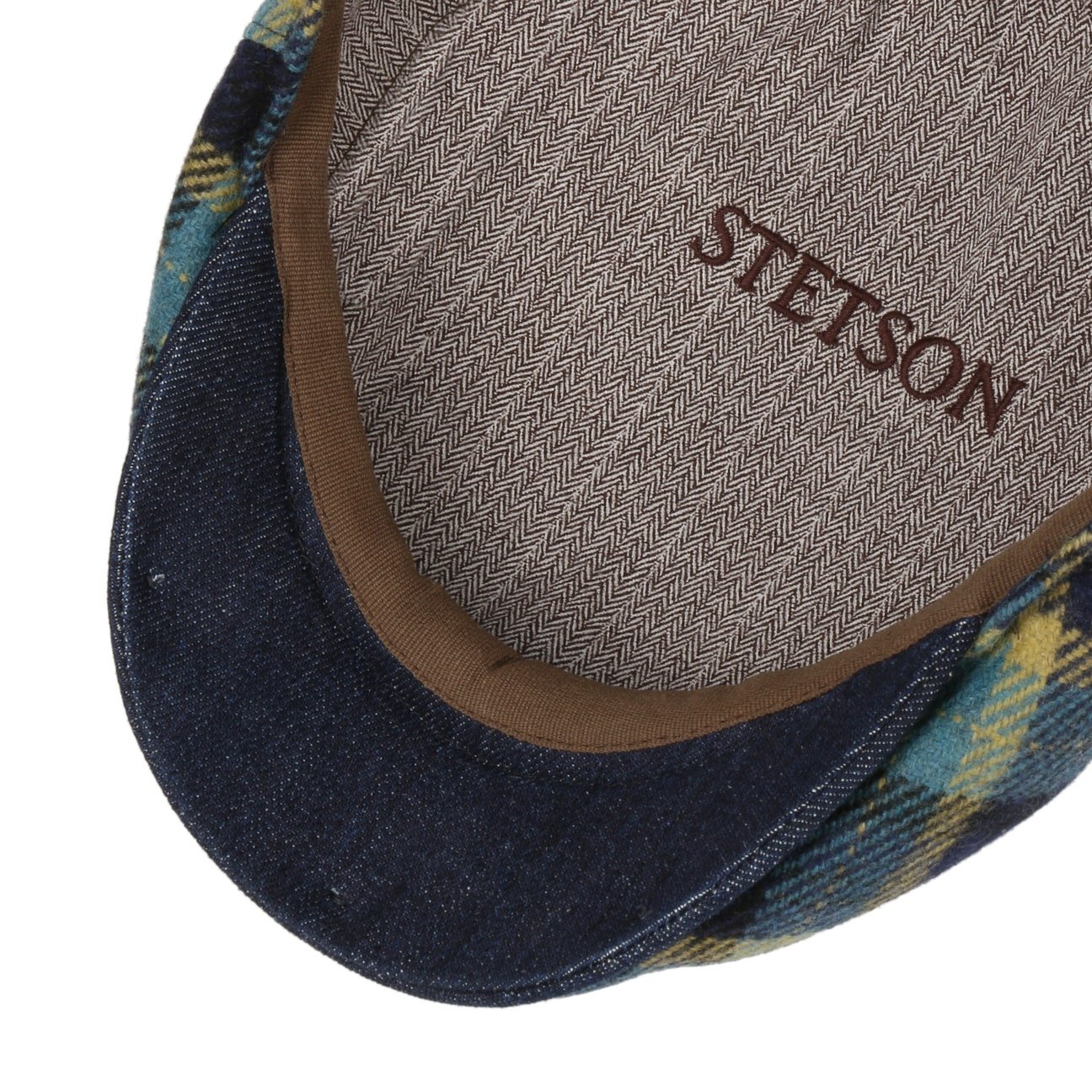 Kent Genola Wool Check Flat Cap - JJ Hat Center ®