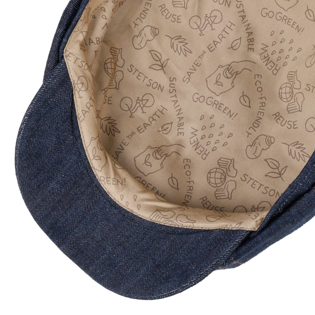Hatteras Denim Sustainable Flat Cap - JJ Hat Center ®