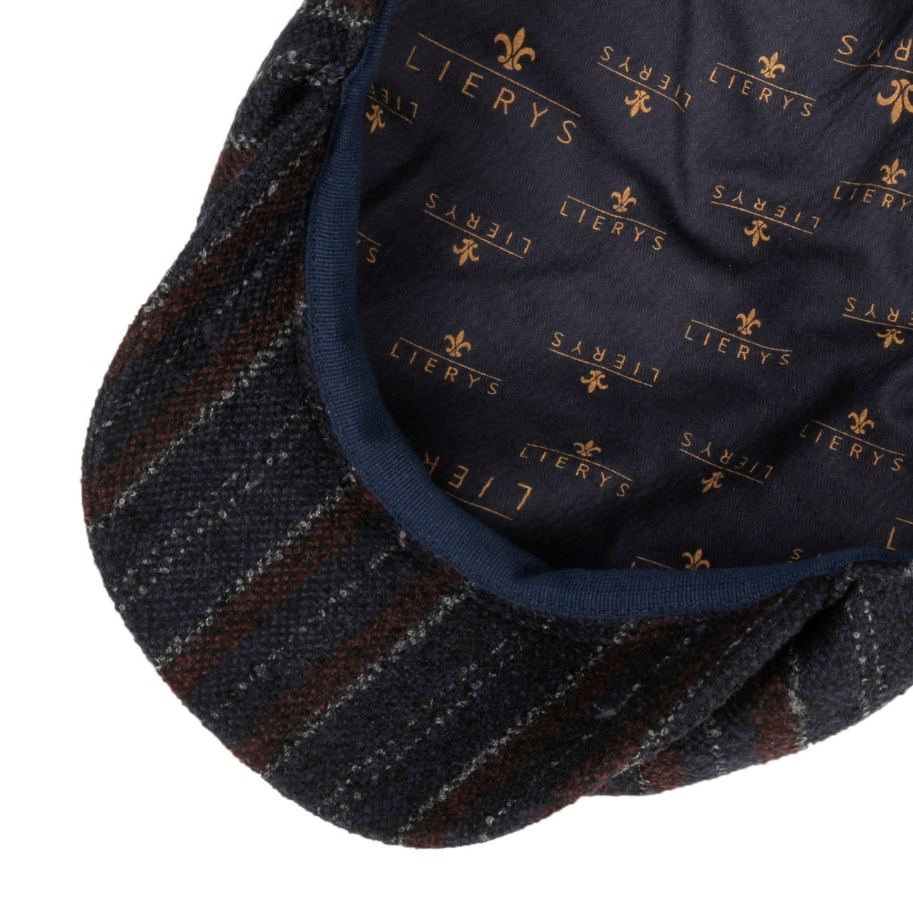 8 Panel Lana Stripe Flat Cap - JJ Hat Center ®