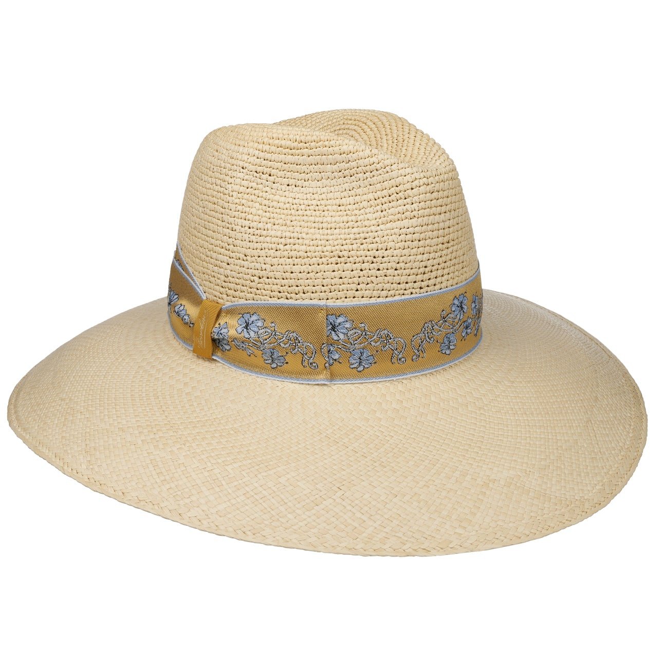 Reverse Crown Flower Straw Hat - JJ Hat Center ®