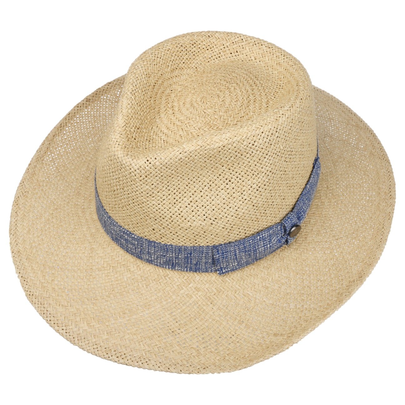 Blue Band Western Straw Hat - JJ Hat Center ®