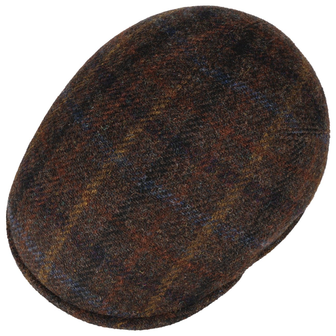 Vialo Wool Check Flat Cap - JJ Hat Center ®
