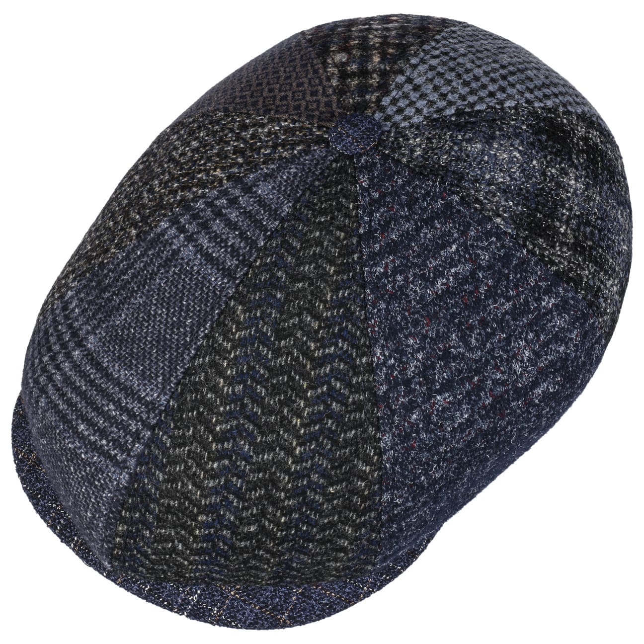 Wessington Patchwork Flat Cap - JJ Hat Center ®