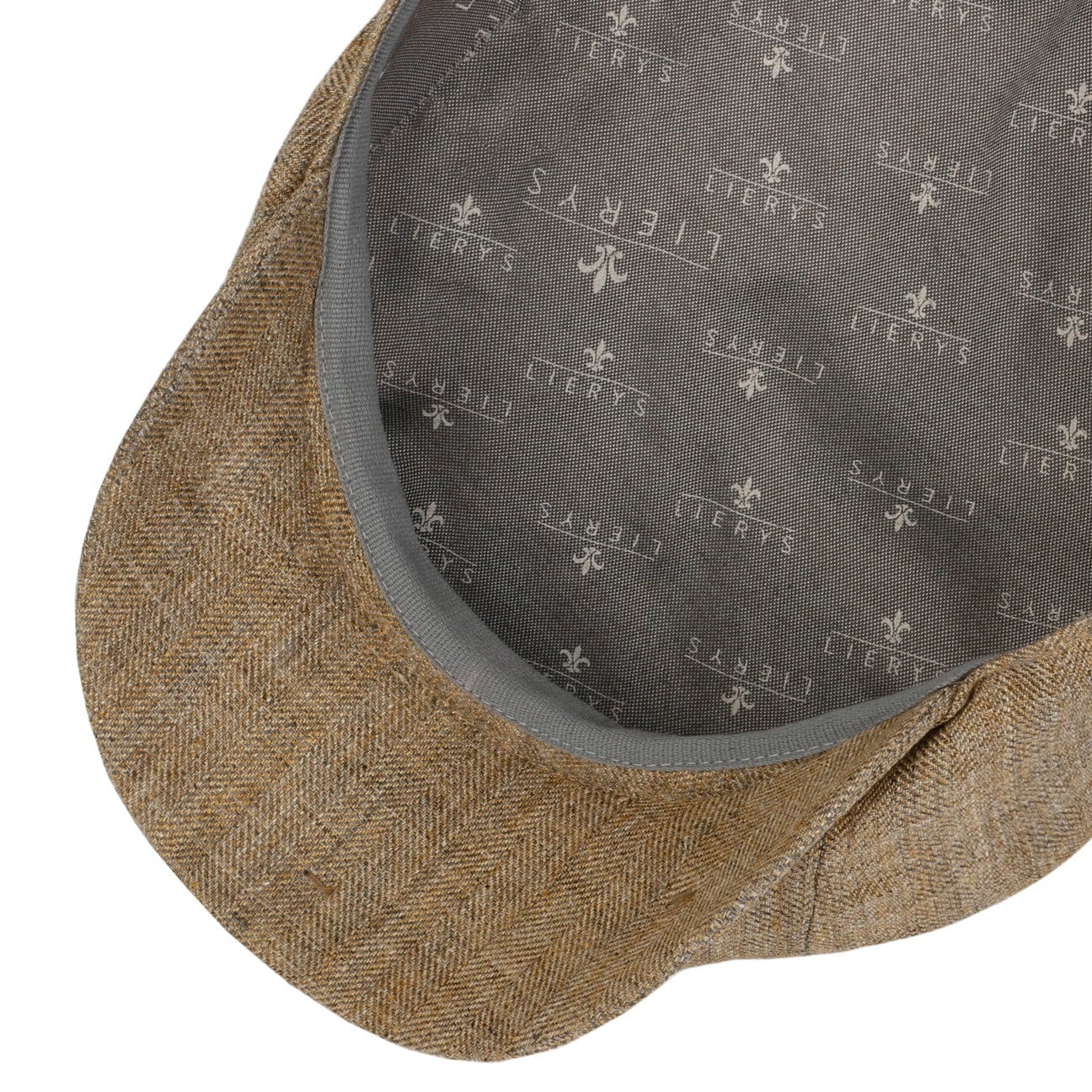 Herringbone Linen Newsboy Cap - JJ Hat Center ®