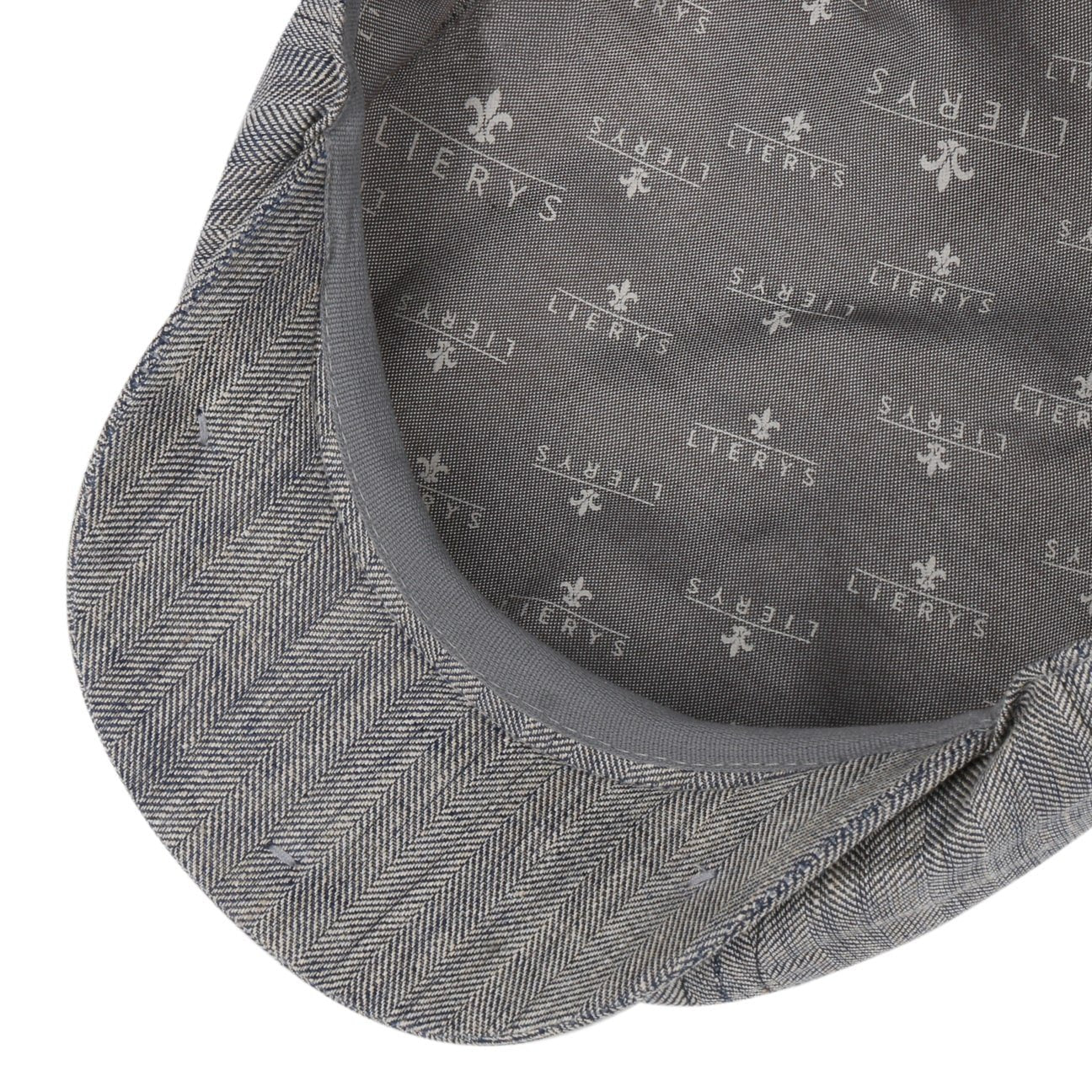Herringbone Linen Newsboy Cap - JJ Hat Center ®