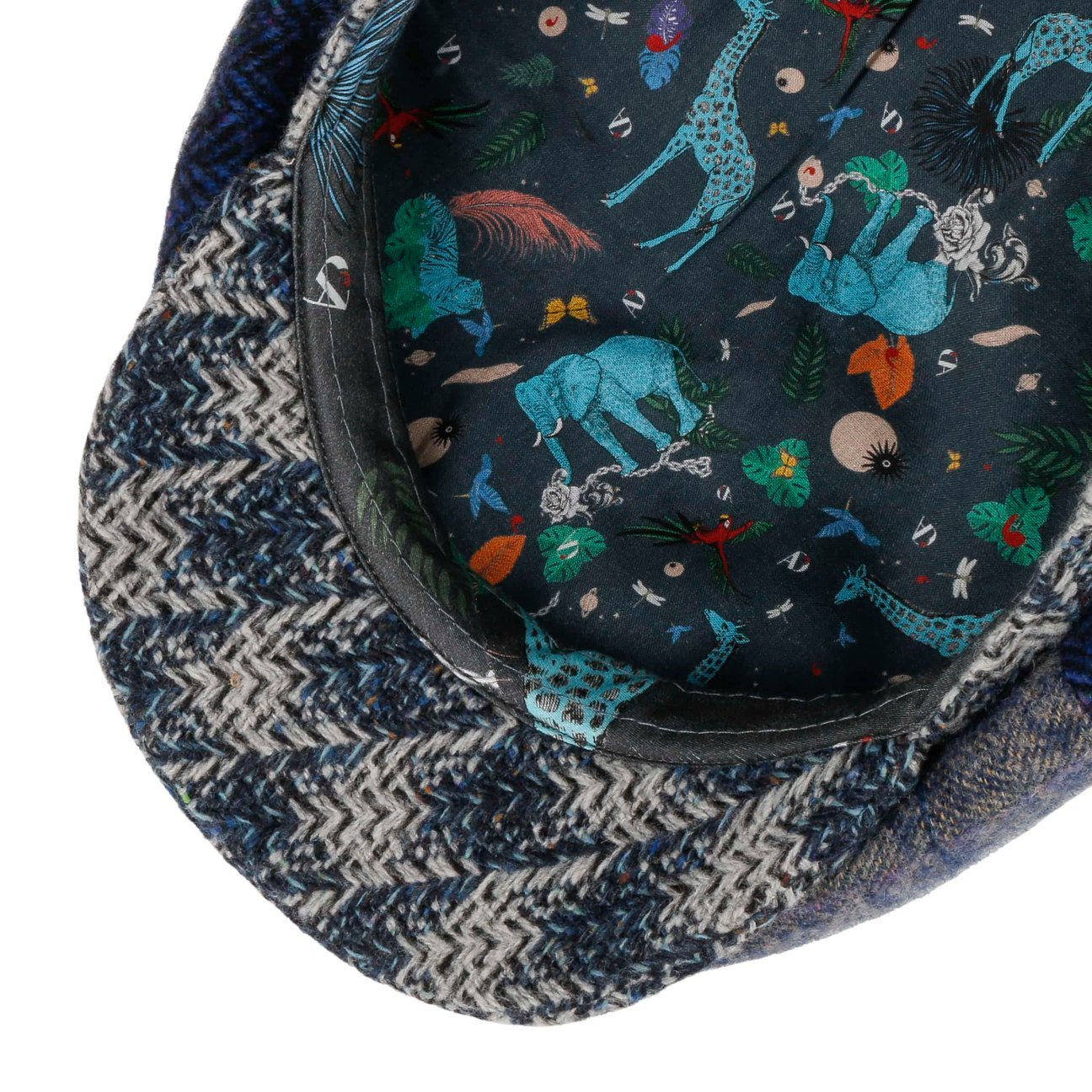 8 Panel Patchwork Flat Cap - JJ Hat Center ®