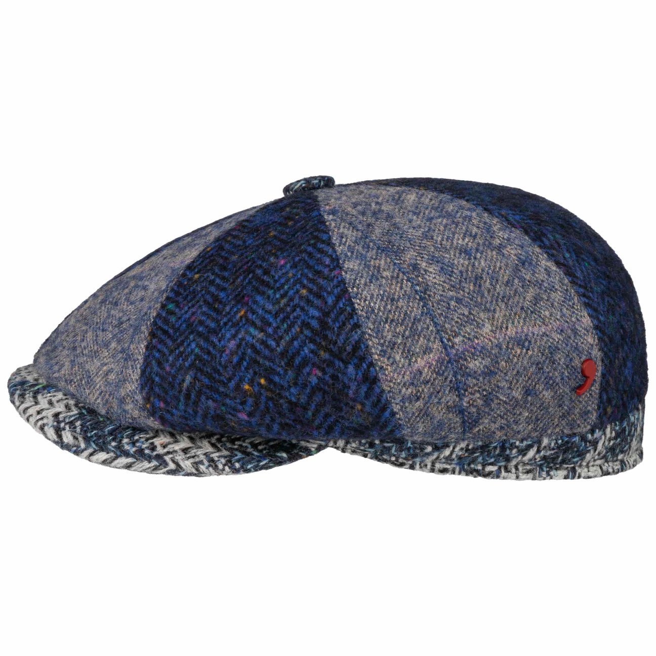 8 Panel Patchwork Flat Cap - JJ Hat Center ®
