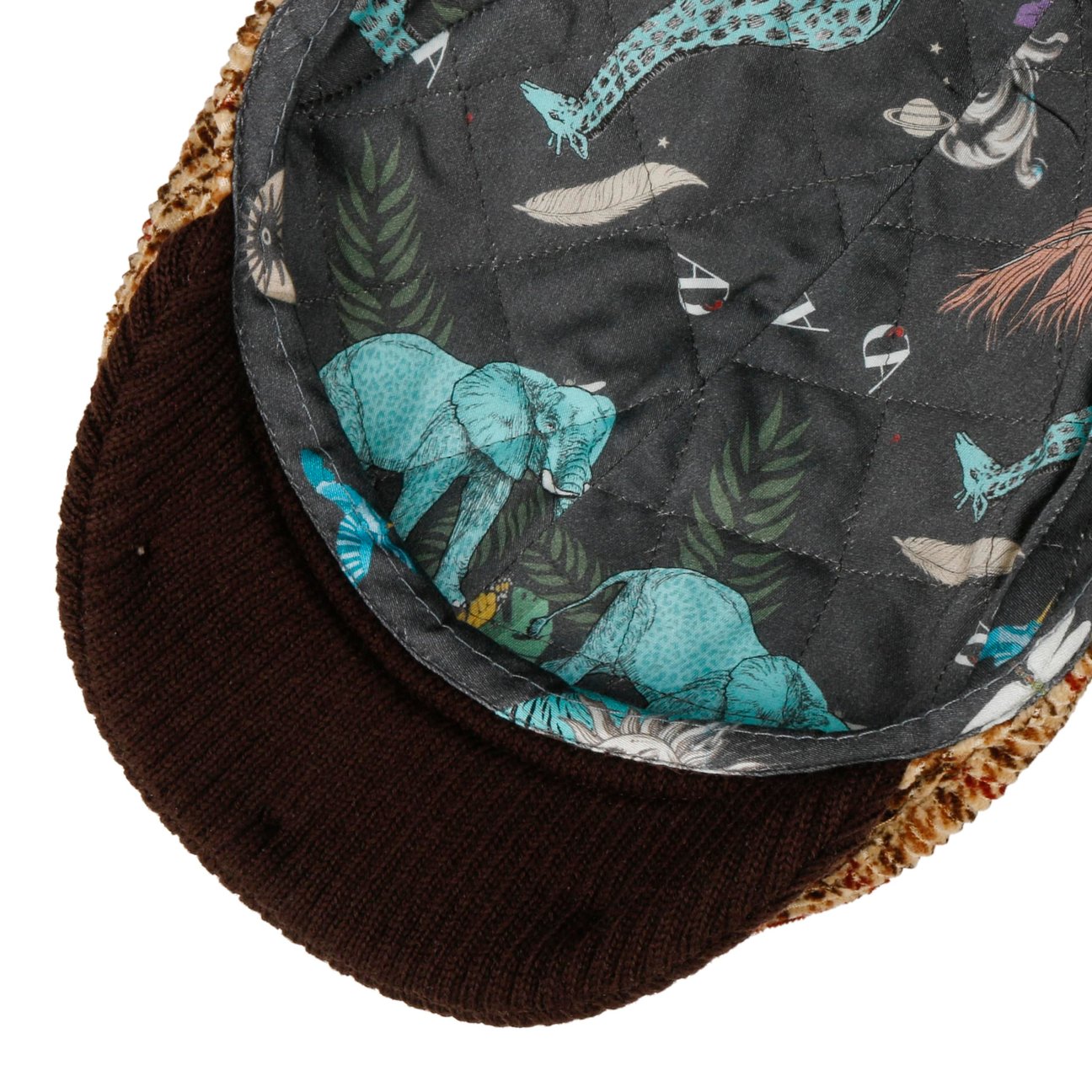 4 Panel Houndstooth Flat Cap - JJ Hat Center ®