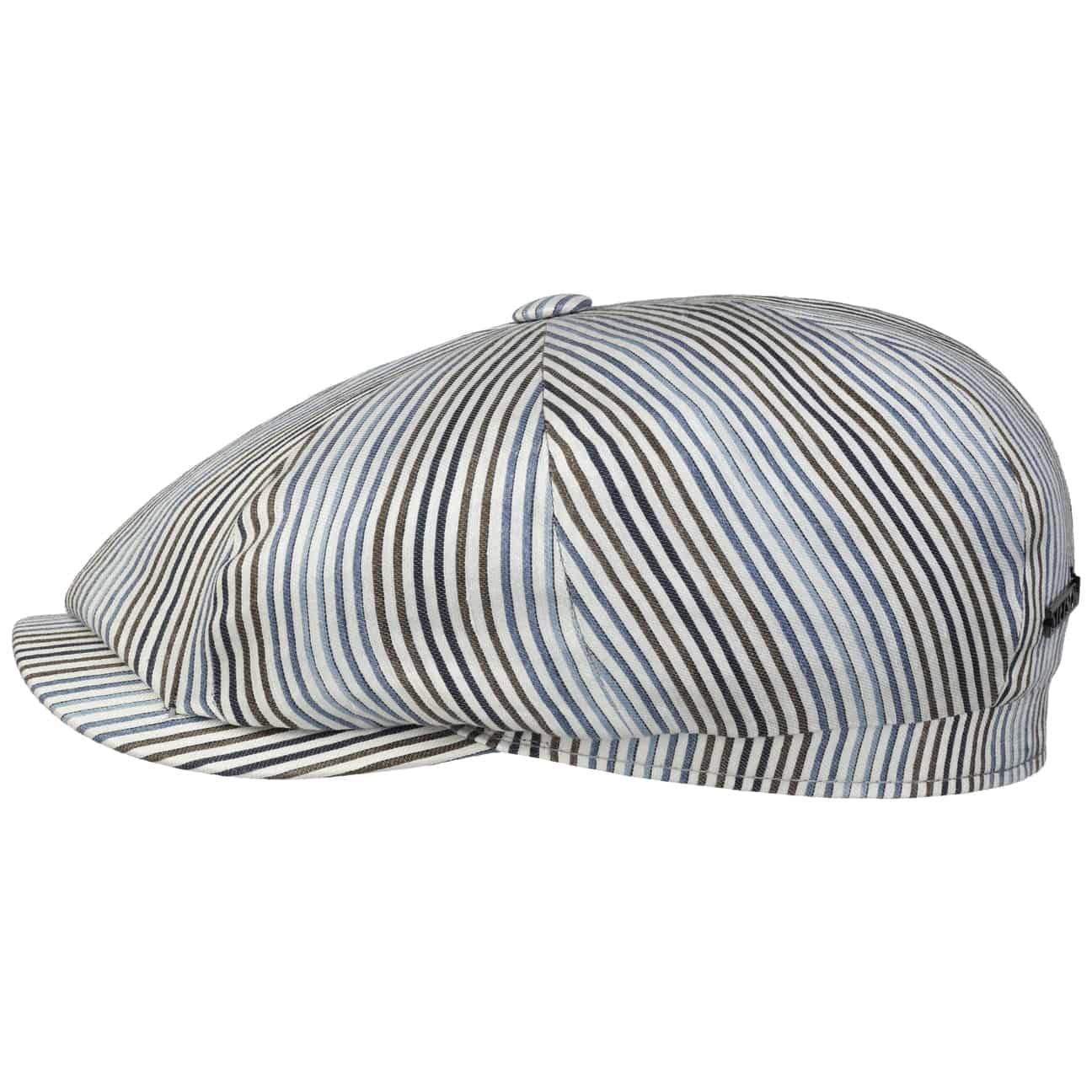 Hatteras Fresh Stripes Flat Cap - JJ Hat Center ®