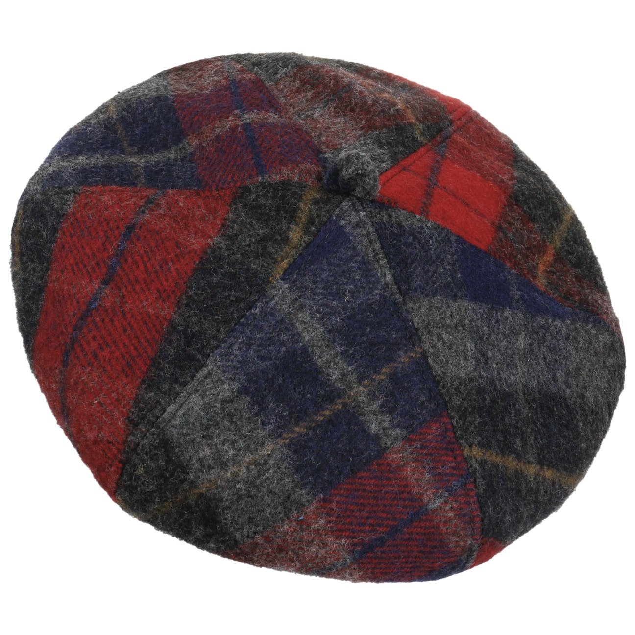 Danrover Check Wool Beret - JJ Hat Center ®