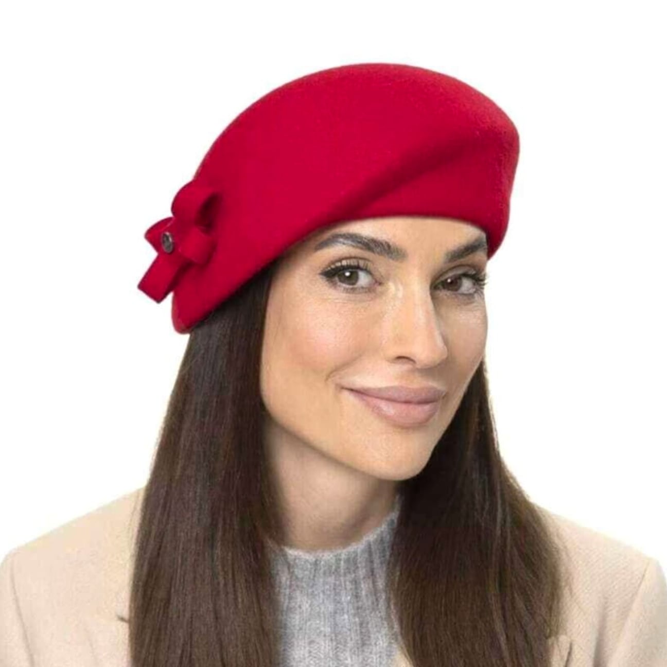Wool Beret With Loop by Lierys - JJ Hat Center ®