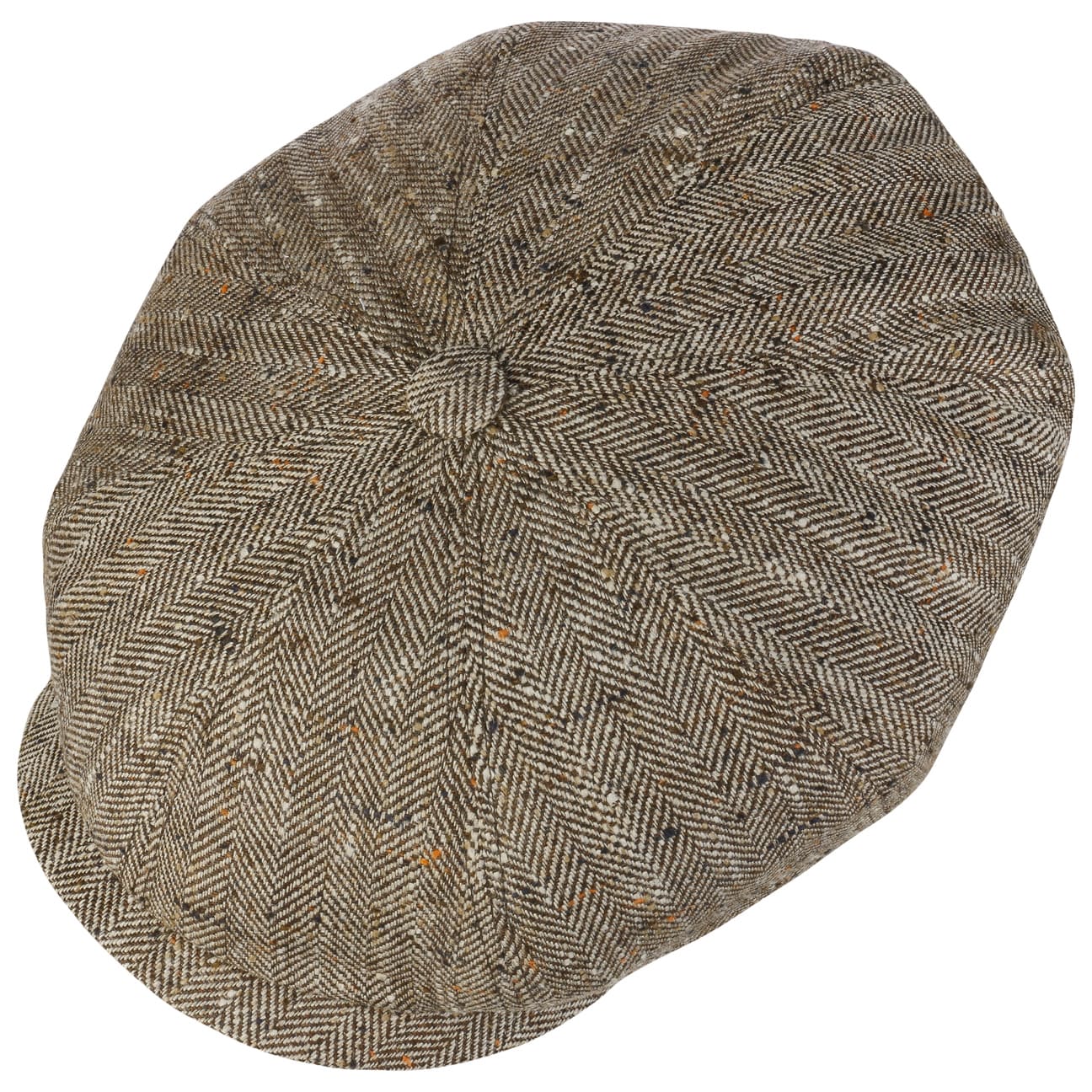 Hatteras Tweed Herringbone Newsboy - JJ Hat Center ®