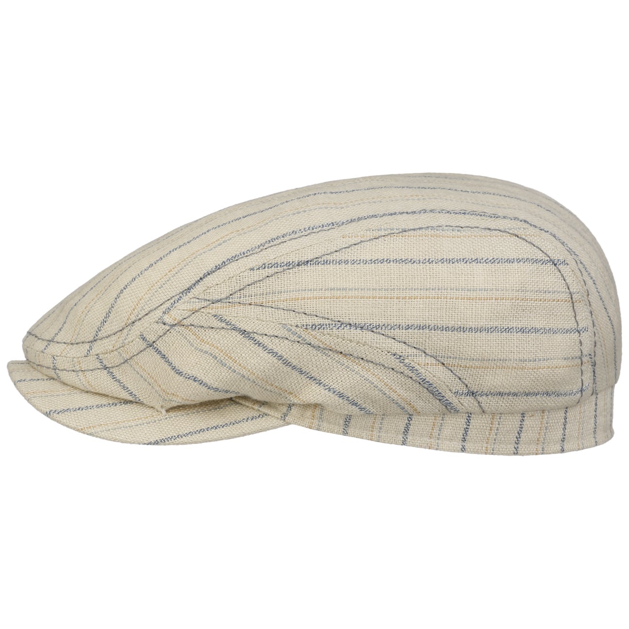 Ledford Driver Linen Flat Cap - JJ Hat Center ®