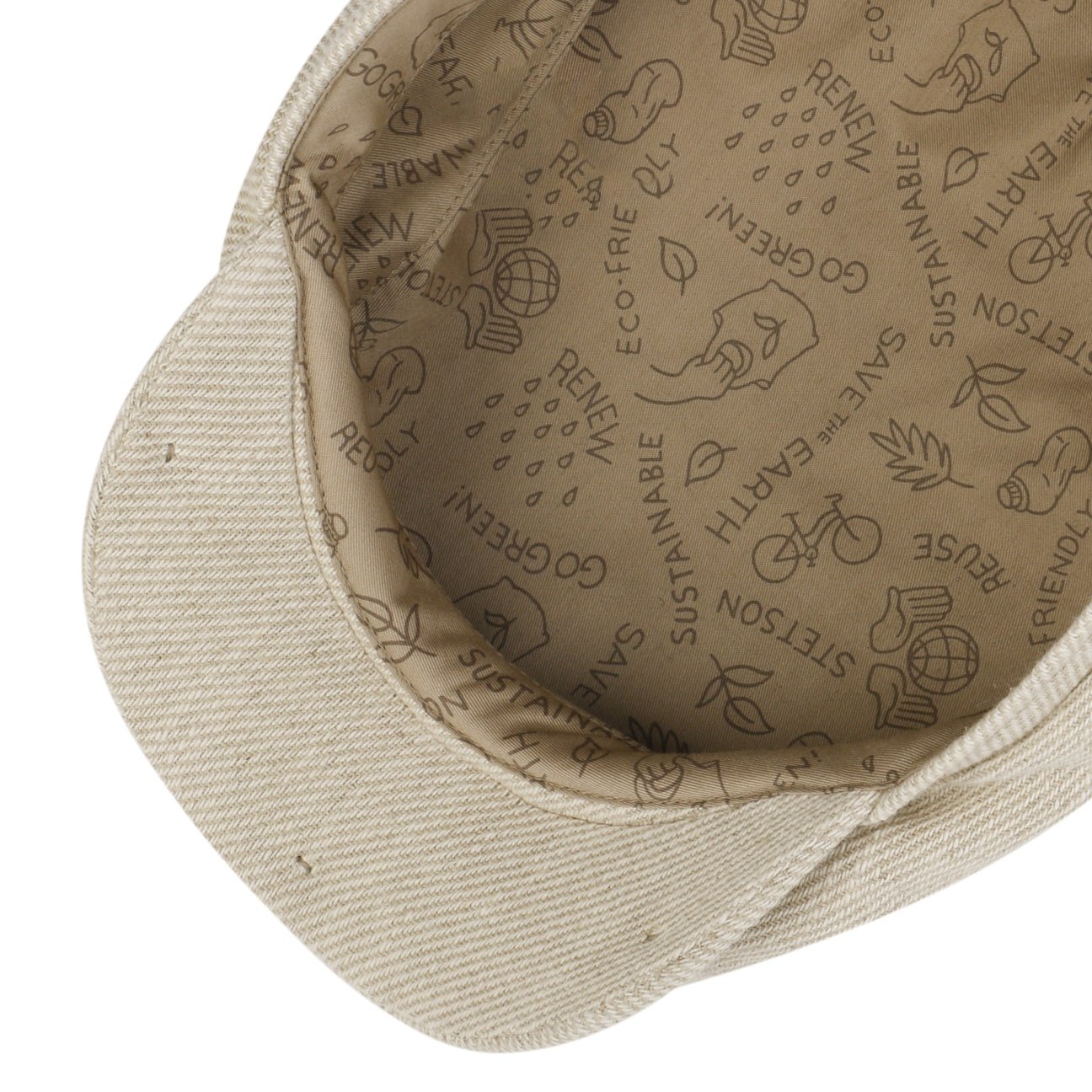 Sustainable Heavy Twill Flat Cap - JJ Hat Center ®