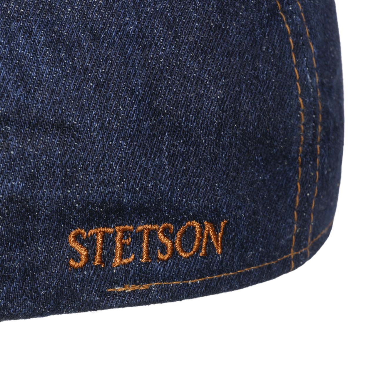 Texas Contrast Sitch Denim Flat Cap - JJ Hat Center ®