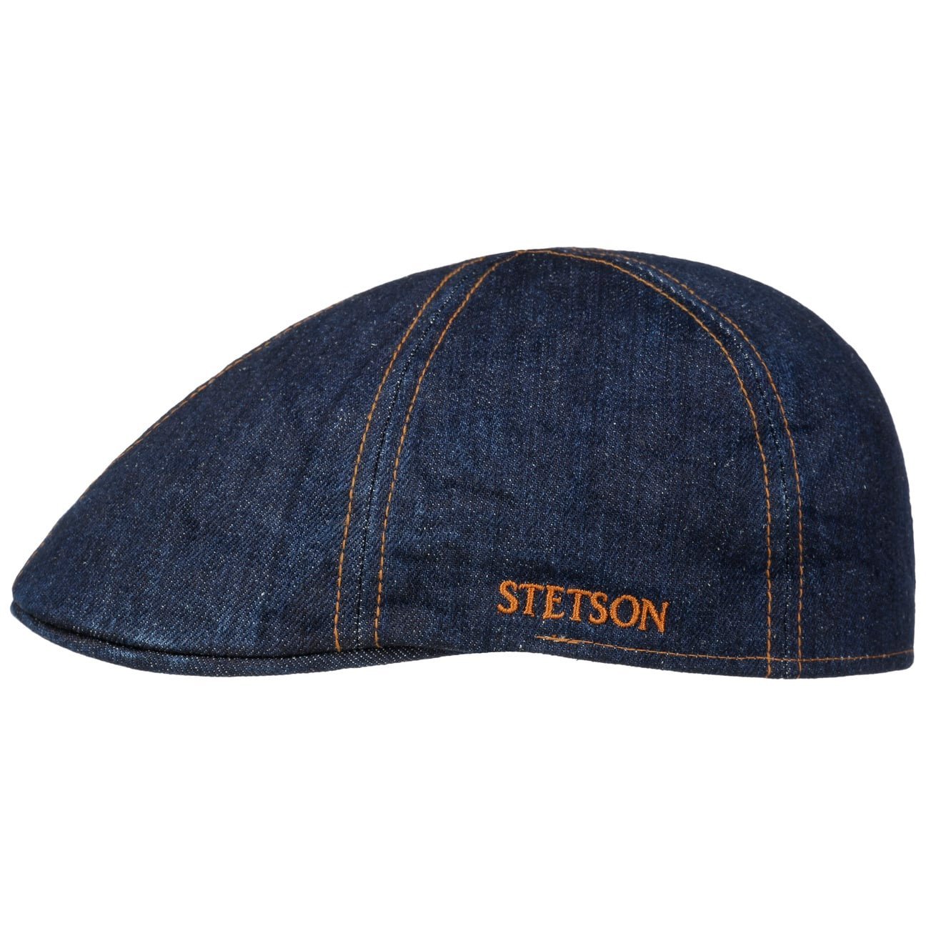 Texas Contrast Sitch Denim Flat Cap - JJ Hat Center ®