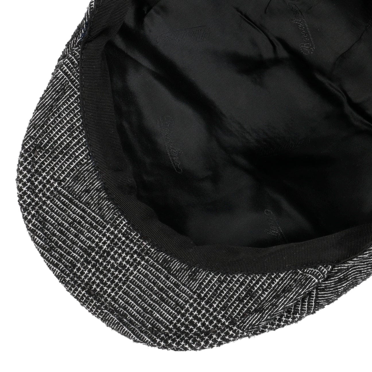Virgin Wool Check Flat Cap - JJ Hat Center ®
