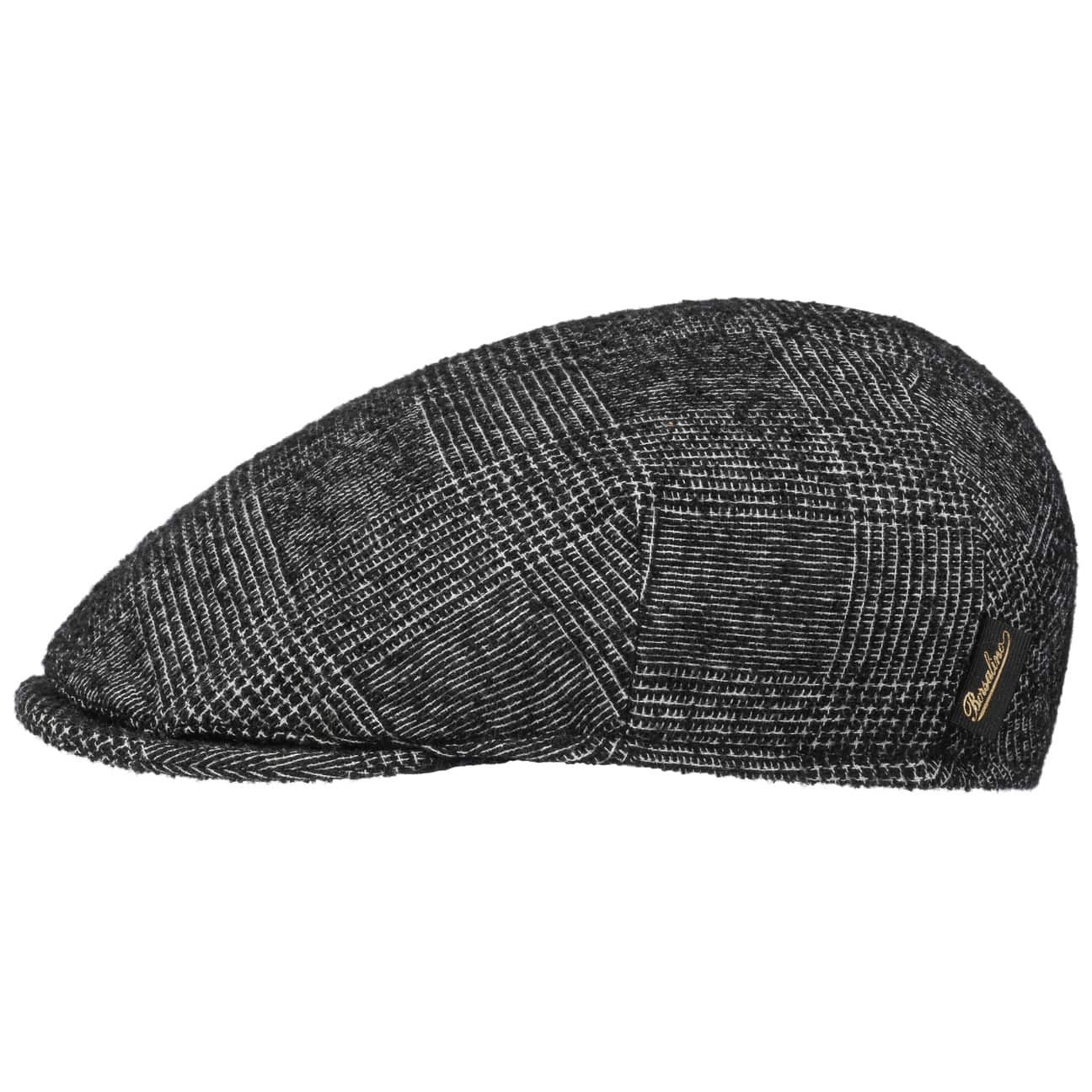 Virgin Wool Check Flat Cap - JJ Hat Center ®