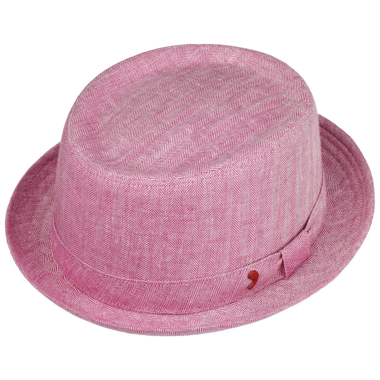 Herringbone Pork Pie Cotton Hat - JJ Hat Center ®