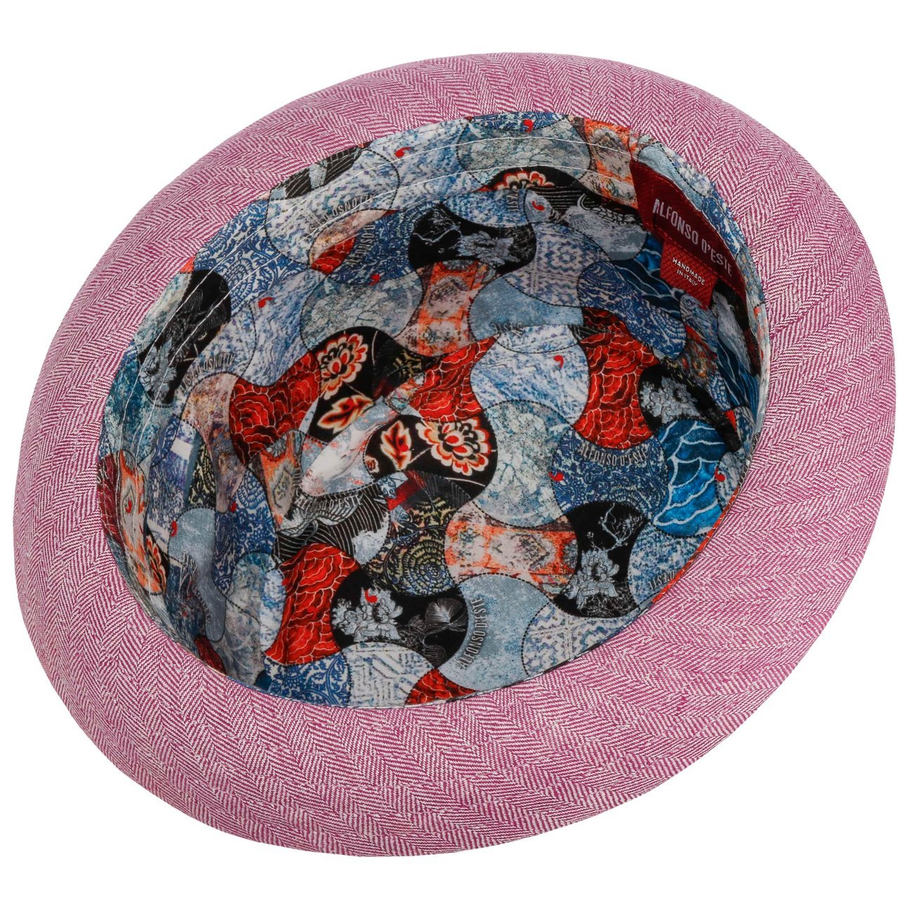 Herringbone Pork Pie Cotton Hat - JJ Hat Center ®