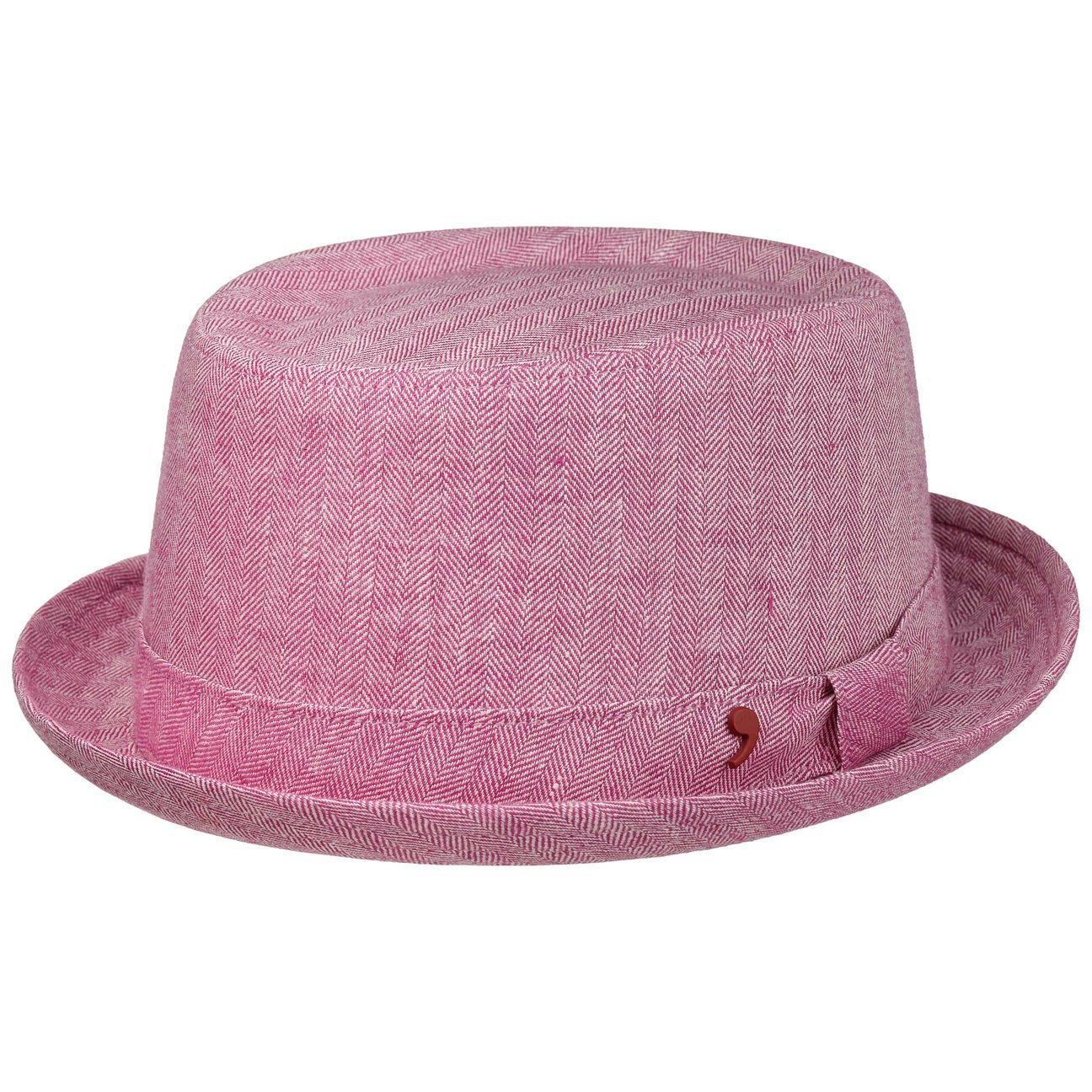Herringbone Pork Pie Cotton Hat - JJ Hat Center ®