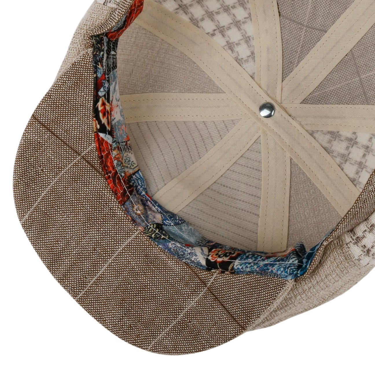 Light Patchwork Flat Cap - JJ Hat Center ®