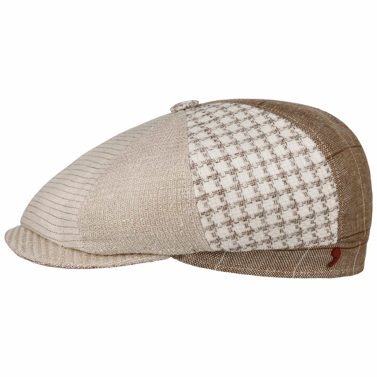 Light Patchwork Flat Cap - JJ Hat Center ®