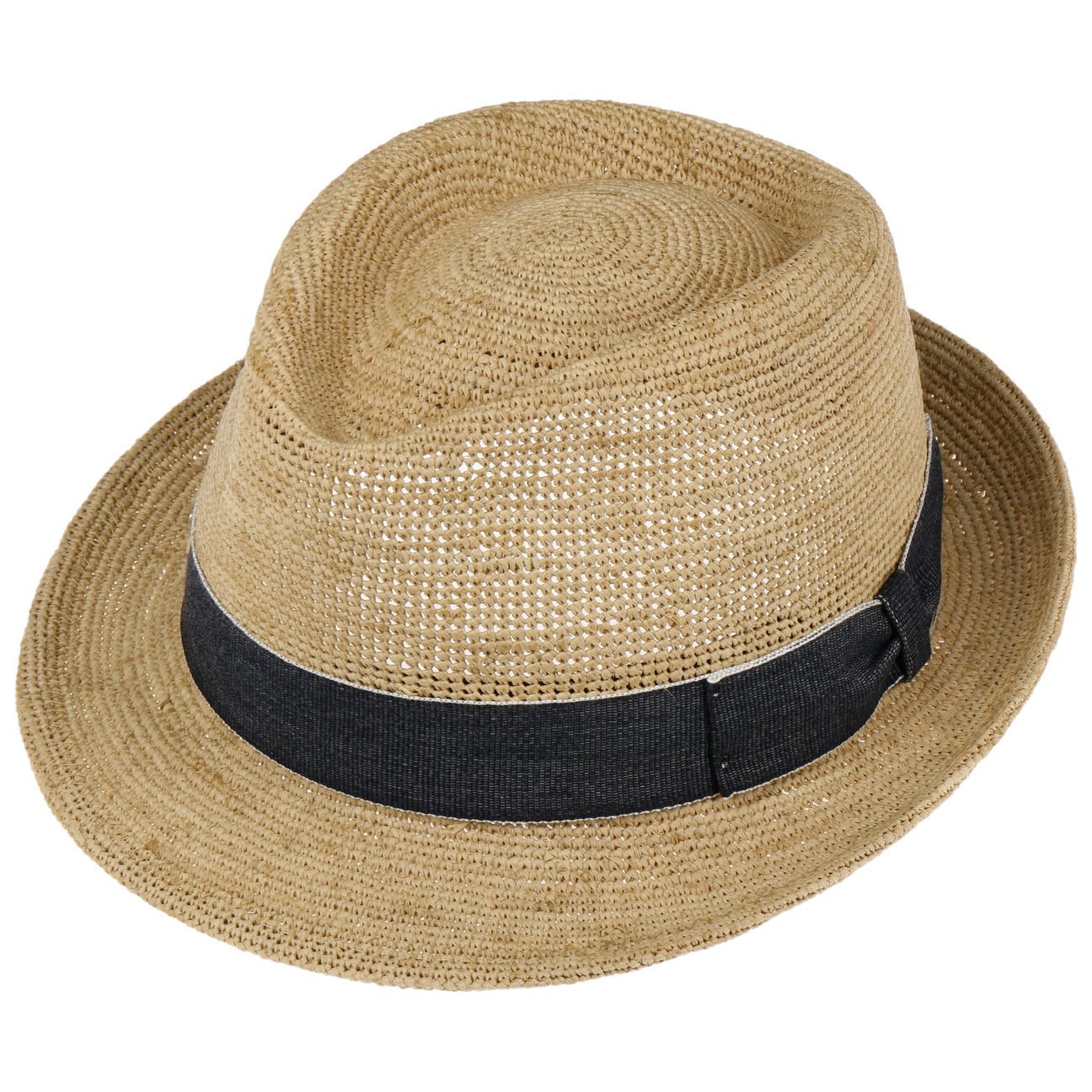 New Crochet Trilby Raffia Hat - JJ Hat Center ®