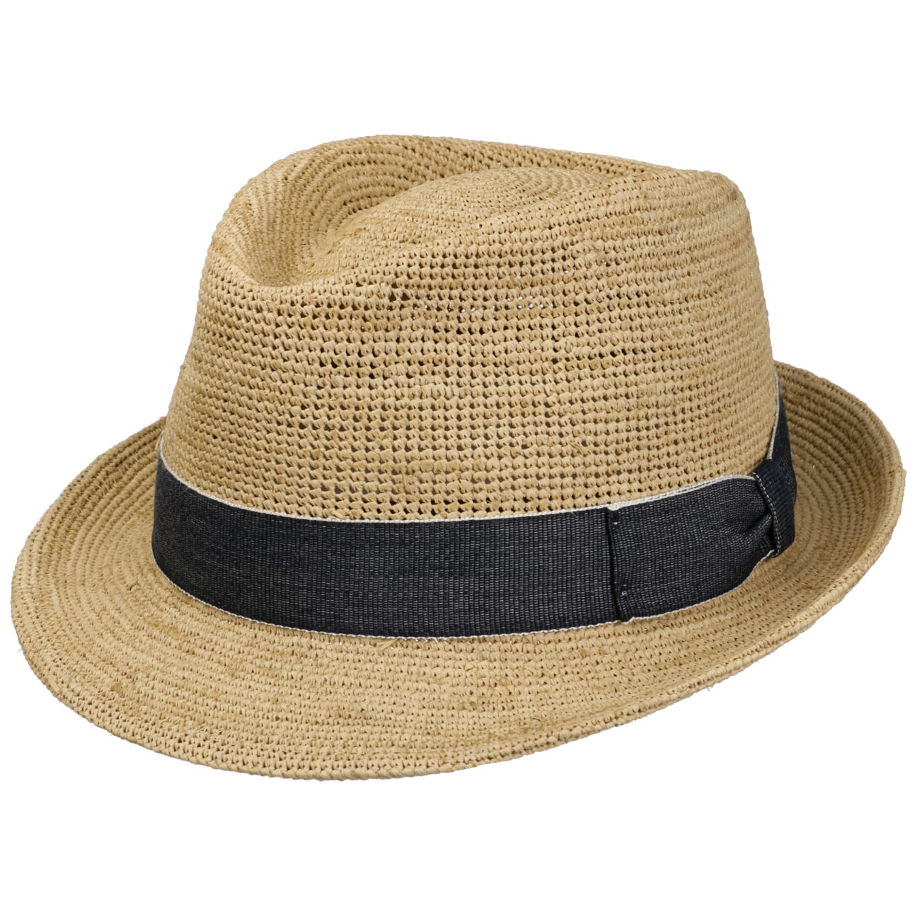 New Crochet Trilby Raffia Hat - JJ Hat Center ®