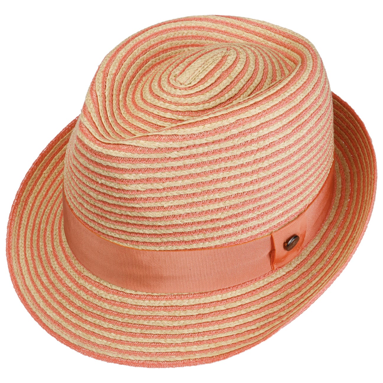 Light Twotone Trilby Straw Hat - JJ Hat Center ®