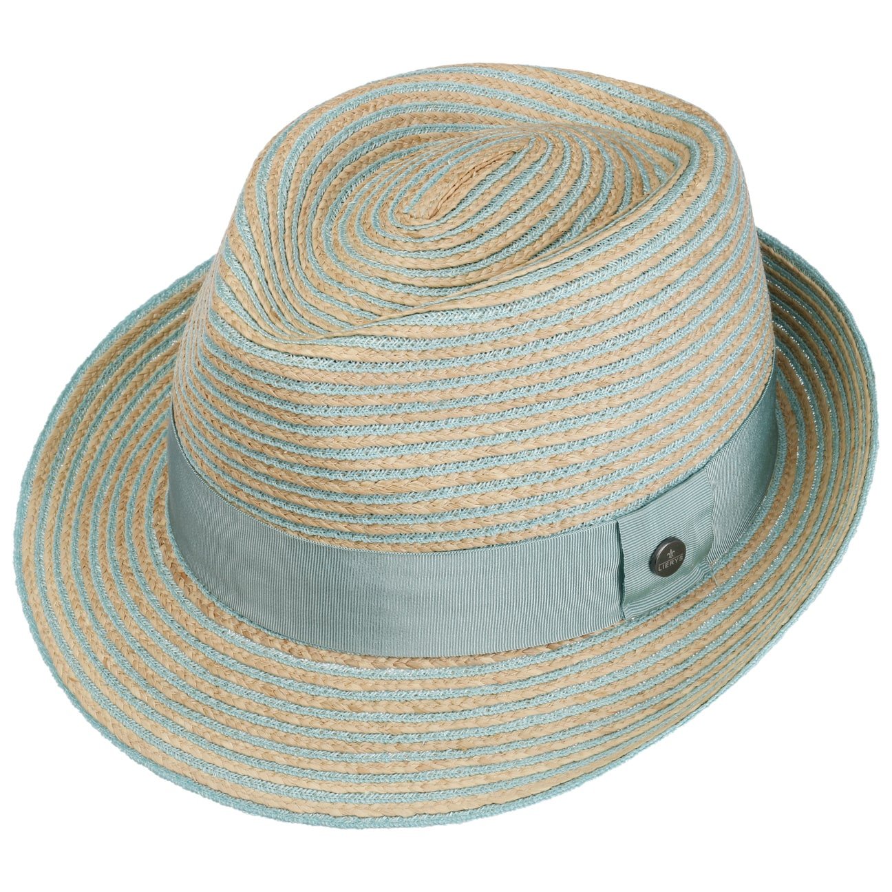 Light Twotone Trilby Straw Hat - JJ Hat Center ®