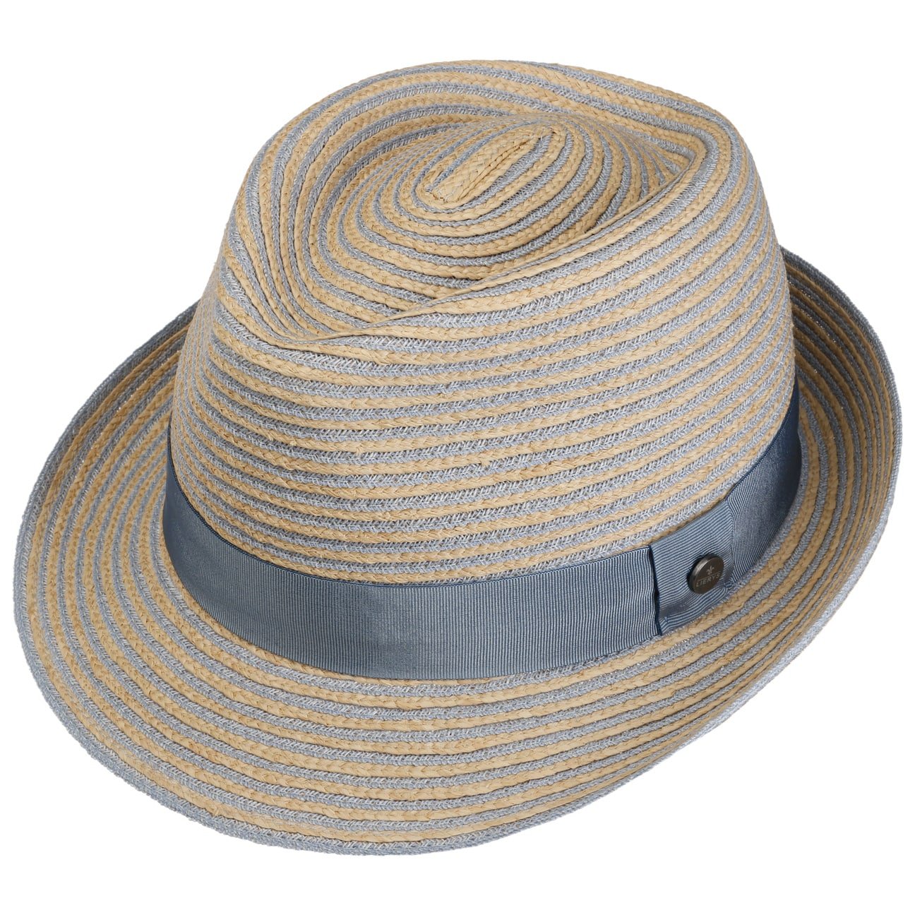 Light Twotone Trilby Straw Hat - JJ Hat Center ®