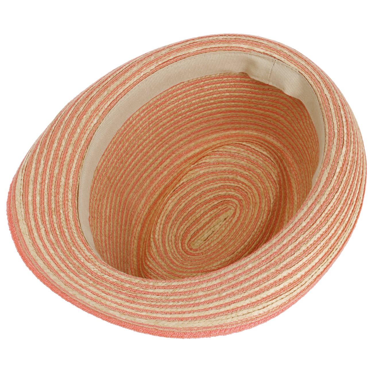 Light Twotone Trilby Straw Hat - JJ Hat Center ®